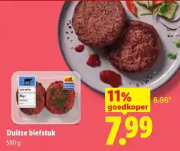 Lidl Duitse biefstuk aanbieding
