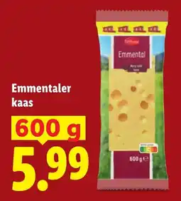Lidl Emmentaler kaas aanbieding
