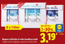 Lidl Houdbare melk aanbieding