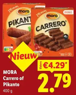 Lidl Mora Carrero of Pikanto aanbieding