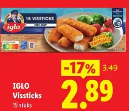 Lidl Iglo Vissticks aanbieding