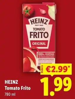 Lidl Heinz Tomato Frito aanbieding