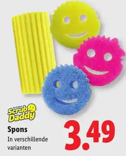 Lidl Scrub Daddy Spons aanbieding