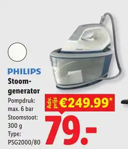Lidl Philips Stoom-generator aanbieding