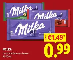 Lidl Milka aanbieding