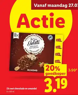 Lidl Bon Gelati IJs aanbieding
