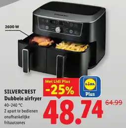 Lidl Silvercrest Dubbele airfryer aanbieding