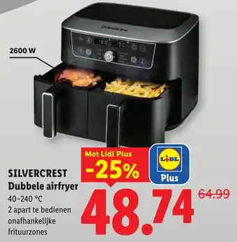 Silvercrest Dubbele airfryer