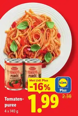 Lidl Tomaten-puree aanbieding
