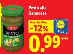 Lidl Baresa Pesto alla Genovese aanbieding