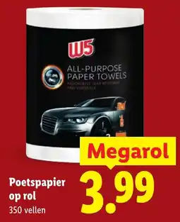 Lidl W5 Poetspapier aanbieding