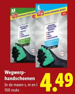 Lidl Wegwerp-handschoenen aanbieding