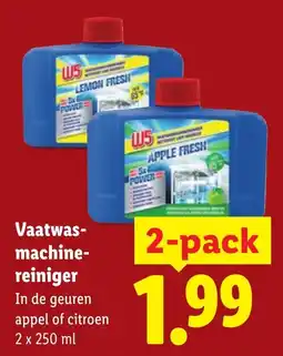 Lidl W5 Vaatwas-machine-reiniger aanbieding