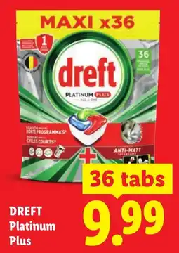 Lidl Dreft Platinum Plus aanbieding
