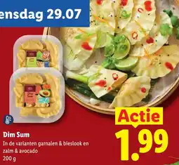Lidl Dim Sum aanbieding
