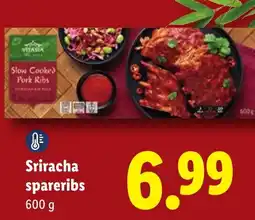 Lidl Sriracha spareribs aanbieding