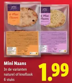 Lidl Mini Naans aanbieding