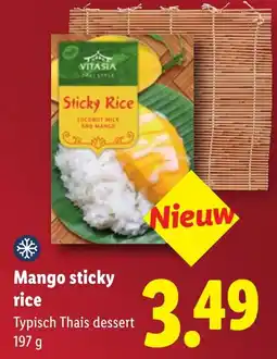 Lidl Vitasia Mango sticky rice aanbieding