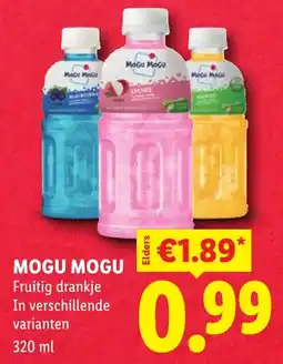 Lidl Mogu Mogu aanbieding