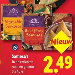 Lidl Vitasia Samosa's aanbieding