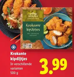 Lidl Vitasia Krokante kipdijtjes aanbieding