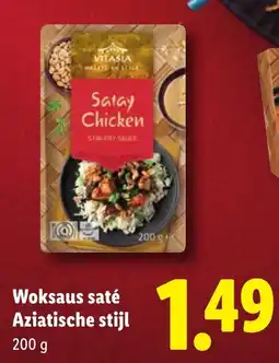 Lidl Woksaus saté aanbieding