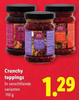Lidl Crunchy toppings aanbieding