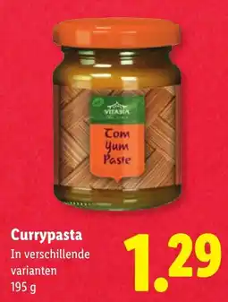 Lidl Tom Yum Paste aanbieding