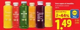 Lidl Verse sappen of smoothies aanbieding