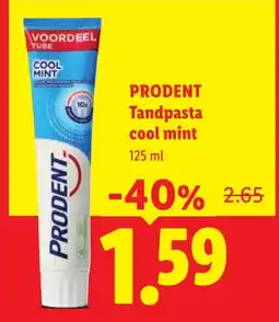Lidl Prodent Tandpasta aanbieding