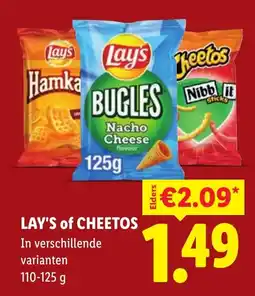 Lidl Lay's of Cheetos aanbieding