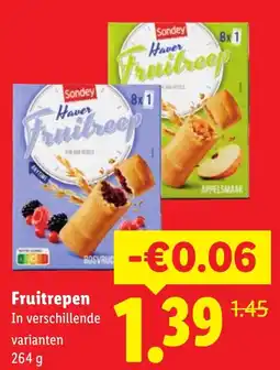 Lidl Sondrey Fruitreep aanbieding