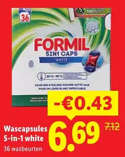 Lidl Formil wascapsules aanbieding