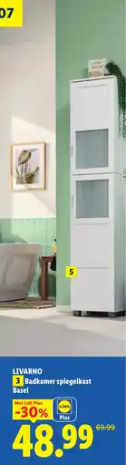 Lidl Livarno Badkamer spiegelkast aanbieding