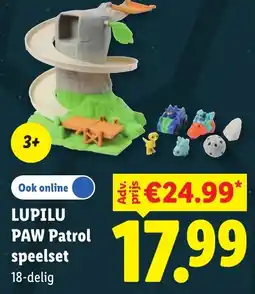 Lidl Lupilu Paw Patrol speelset aanbieding