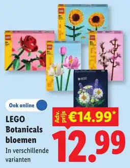 Lidl LEGO Botanicals bloemen aanbieding