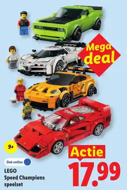 Lidl LEGO Speed Champions speelset aanbieding
