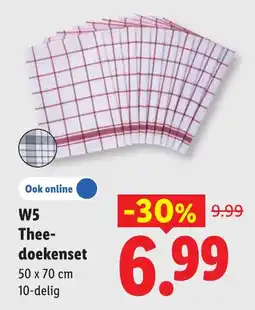 Lidl Thee-doekenset aanbieding