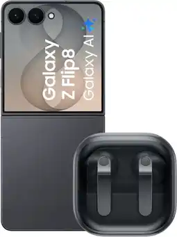 Coolblue Samsung Galaxy Z Flip 8 256GB Zwart 5G + Samsung Galaxy Buds4 Zwart aanbieding