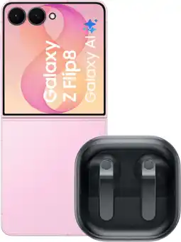 Coolblue Samsung Galaxy Z Flip 8 512GB Roze 5G + Samsung Galaxy Buds4 Zwart aanbieding