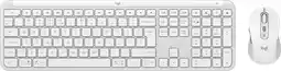 Coolblue Logitech MK950 Signature Slim Draadloze Toetsenbord en Muis Combo Qwerty Wit aanbieding