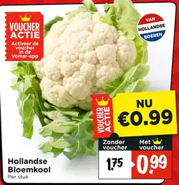 Vomar Voordeelmarkt Hollandse Bloemkool aanbieding