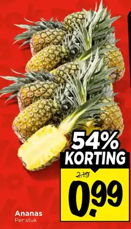 Vomar Voordeelmarkt Ananas aanbieding