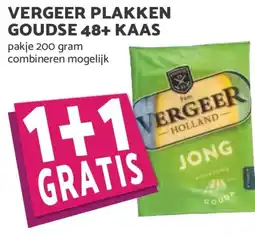 Boon`s Markt Vergeer plakken goudse 48+ kaas aanbieding