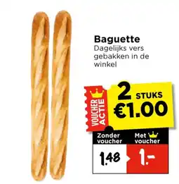 Vomar Voordeelmarkt Baguette aanbieding