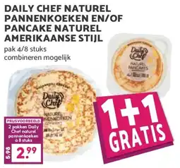 Boon`s Markt Daily Chef pannenkoeken en/of pancake naturel amerikaanse stijl aanbieding