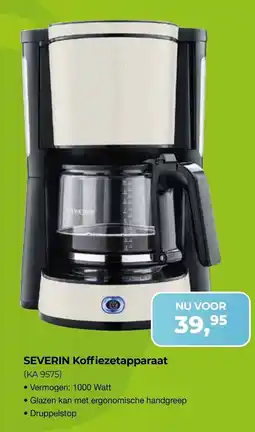 EP Beerepoot SEVERIN Koffiezetapparaat aanbieding