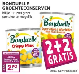 Boon`s Markt Bonduelle groentecravers aanbieding