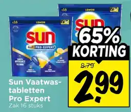 Vomar Voordeelmarkt Sun vaatwas-tabletten pro expert aanbieding