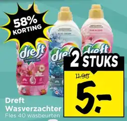 Vomar Voordeelmarkt Dreft Wasverzachter aanbieding